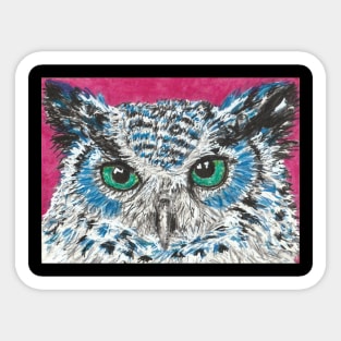 Blue owl Sticker